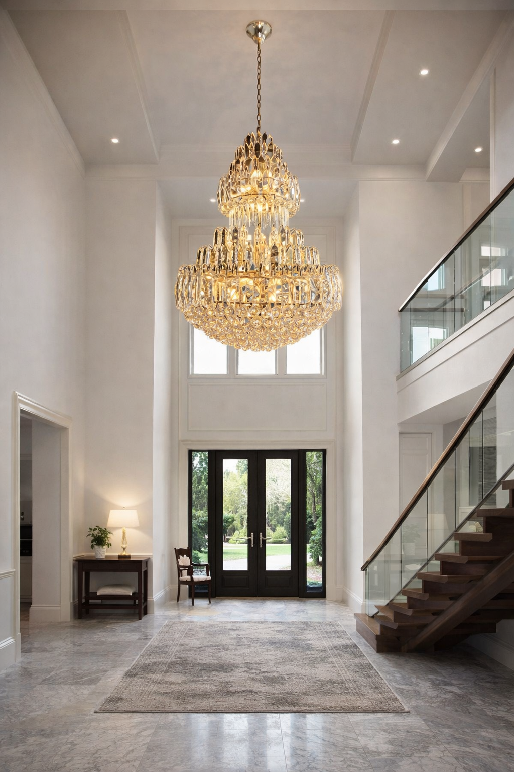Tiered Crystal Chandelier – Classic Multi-Layer Luxury - Image 2