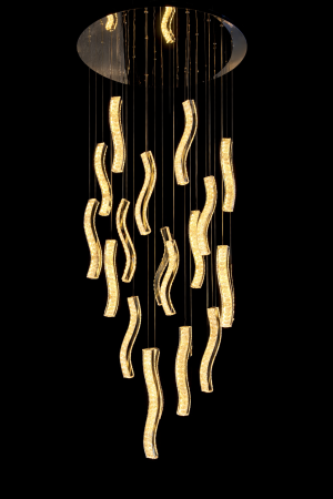 Wave Cascade Chandelier