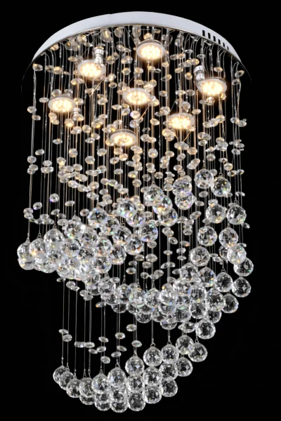 Crystal LED Chandelier – 7 Light Modern Crystal Ceiling Fixture