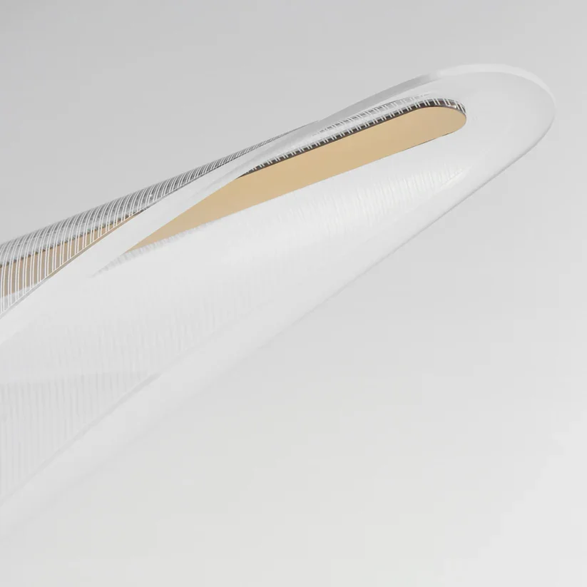 Chrome Wave Linear LED Pendant Chandelier - Image 3